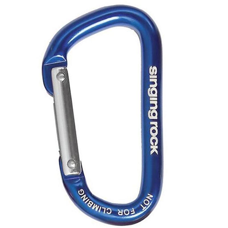 SINGING ROCK Mini D Carabiner blue